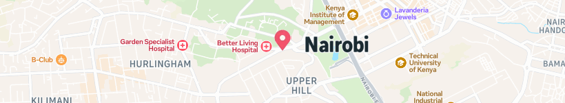 Mapa Pool Garden Restaurant, Nairobi, Keňa, Restaurace