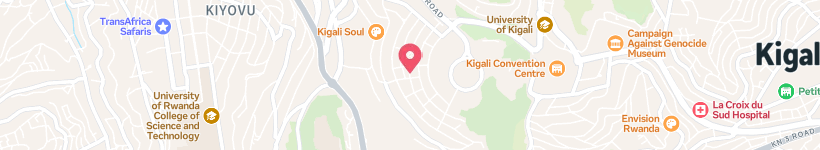 Map Of Frank Mugabo, Kigali, Rwanda, Local Government Office