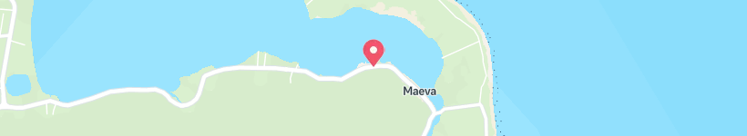 Map Of Haumaru, French Polynesia, Religious Center