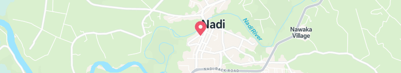 Map Of Corner Cafe, Nadi, Fiji, Restaurant