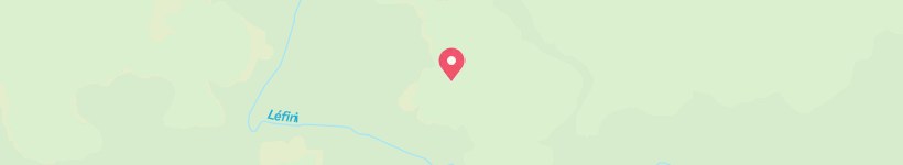 Map Of Kouembali, Congo Republic, Waterfall
