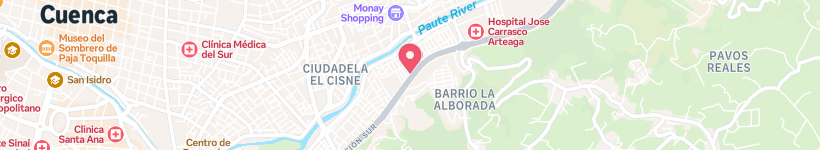 Map Of La Casita E & E, Cuenca, Ecuador, Restaurant