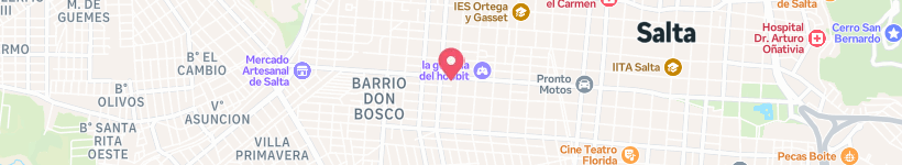 Map Of Salta, Argentina, Artificial Island