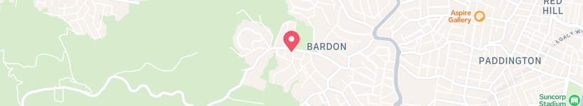 Map Of Dr Andrew Roberts, Bardon, Australia, Doctor