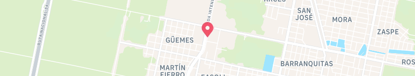 Map Of Ucsf Sede Rafaela, Rafaela, Argentina, University