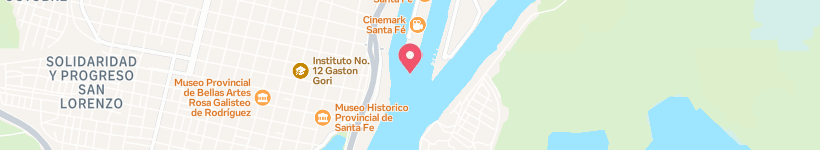 Map Of Santa Fe Harbour, Argentina, Harbor