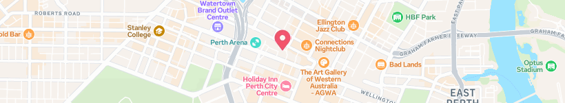 Map Of The Learning Sanctuary Kings Square, Perth, Australia, School