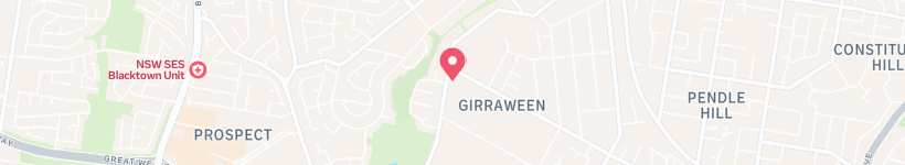 Map Of Gen'S Snack Attack, Girraween, Australia, Restaurant
