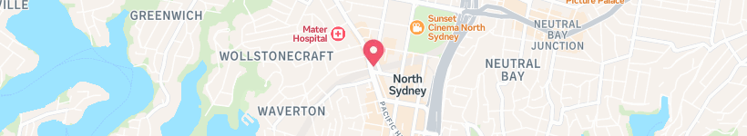 Map Of Essential Psychotherapy Solutions, North Sydney, Australia, School
