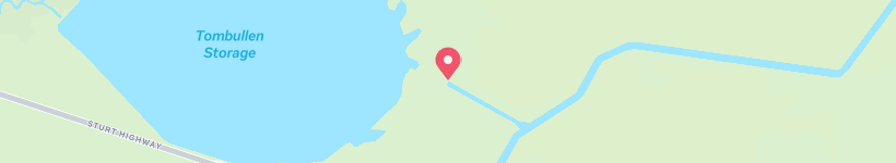Map Of Tombullen Regulator, Australia, Weir