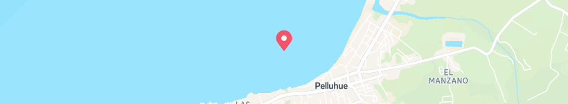 Karte Von Rada Pelluhue, Chile, Reede