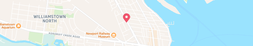 Map Of Williamstown Guitar School, Williamstown, Australia, School
