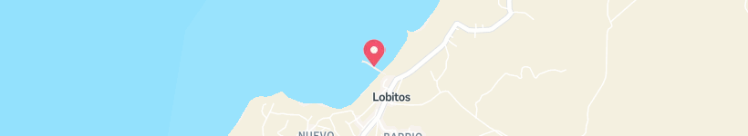 Map Of Lobitos Pier, Peru, Molo