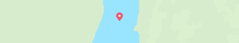 Map Of Seno Burns, Chile, Fjord