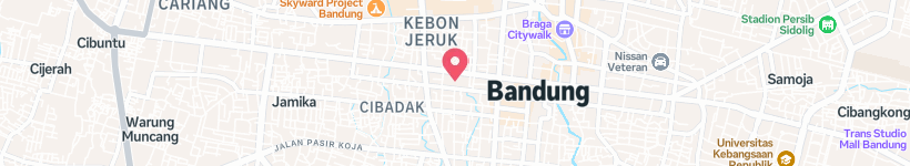 Map Of D'Cheers, Jawa, Indonesia, Restaurant