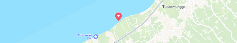 Map Of Lovina Beach, Indonesia, Beaches