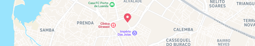 Map Of Cakeszone, Luanda, Angola, Restaurant