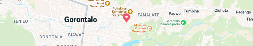 Map Of Pentol Darurat, Gorontalo, Indonesia, Bakery
