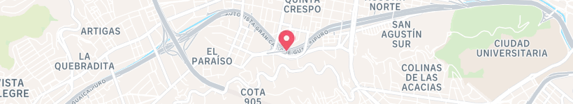 Map Of Distribuidor Baralt, Venezuela, Junction