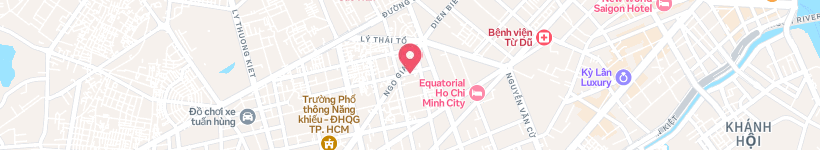 Map Of Hce, Vietnam, University