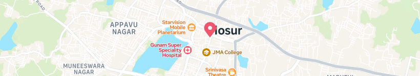 Map Of Vasanth & Co, Hosūr, India, Home Goods Store