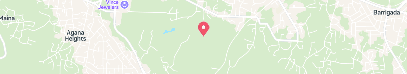 Mapa Spanish Dikes, Guam, Wał