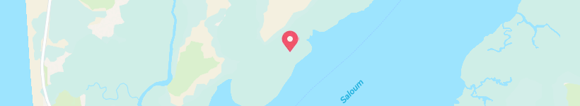 Map Of Pointe Fafoda, Senegal, Point
