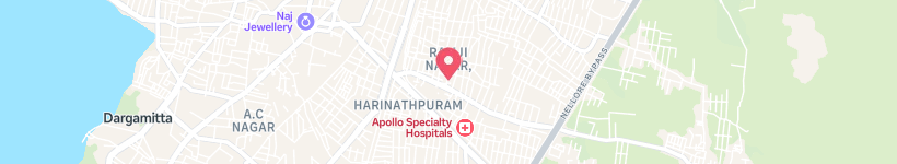 Map Of Kidzee, Nellore, India, School