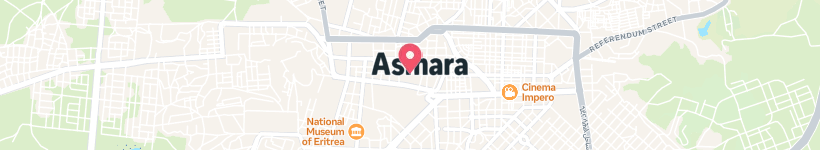 Mapa Etu'S Cupcakes, Asmara, Eritrea, Restaurace