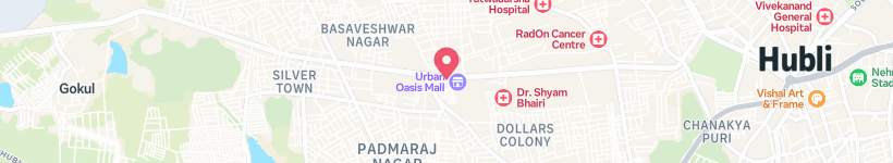 Map Of Paramount Gym, Hubli, India, Gym
