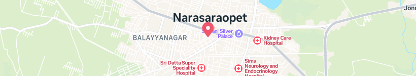 Map Of Vivekananda Computer Technologies Sales @ Services, Narasaraopet, India, Electronics Store