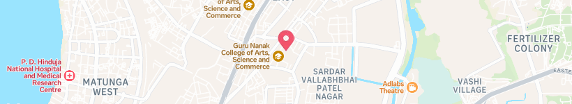 Map Of Guru Nanak Higher Secondary School, Mumbai, India, School