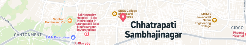 Map Of Cyber Computers®, Aurangabad, India, Electronics Store