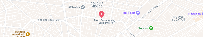 Mapa Ray Dent, Mérida, Mexiko, Lékař