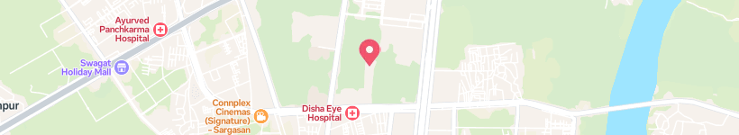 Map Of Inflibnet Centre, Gandhinagar, India, Library