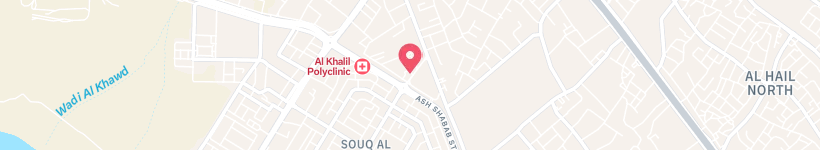 Map Of Bank Dhofar, Seeb, Oman, Bank