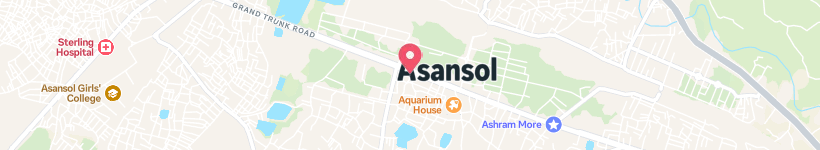 Map Of Sudhamrit Restaurant, Asansol, India, Restaurant