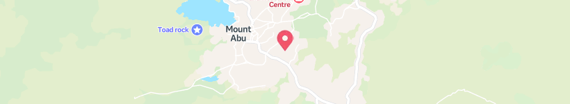 Map Of Hilltone, Mount Abu, India, Hotel