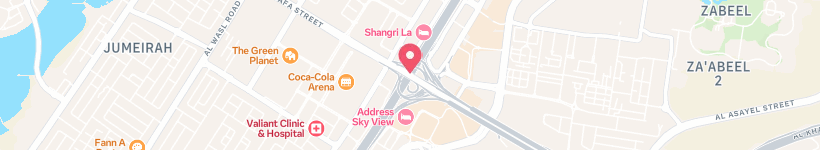 Map Of Taqāţu' Raqm Wāḩid, United Arab Emirates, Intersection