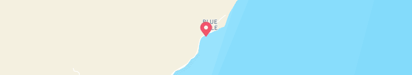 Mapa Blue Hole, Egipt, Otwór