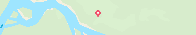 Map Of Chute Bengu, Dr Congo, Waterfall