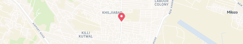 Map Of Pakhtunistan Chowk, Pakistan, Intersection
