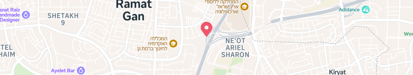Map Of Meẖlaf Bar Ilan, Israel, Intersection
