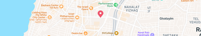 Map Of Tasting Room, Tel Aviv, Israel, Restaurant