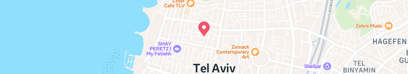 Map Of Rustico, Tel Aviv, Israel, Restaurant