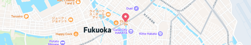 Map Of Nakasu-Shinbashi Intersection, Japan, Intersection