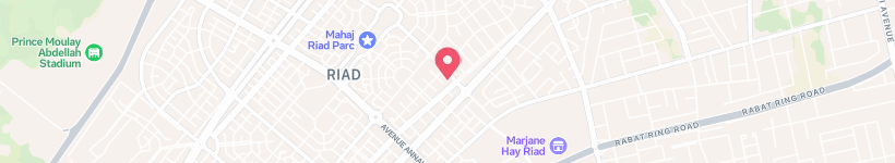 Map Of Les Katakit's, Rabat, Morocco, Puppet Theater