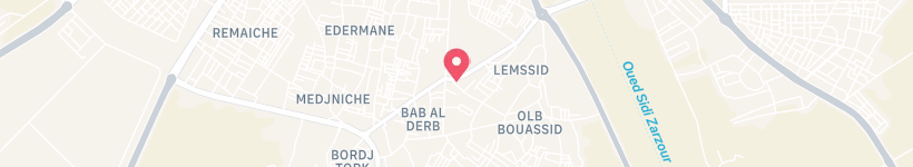 Map Of Coffee Ilef (Haider), Biskra, Algeria, Cafe