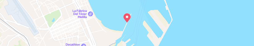 Map Of Dique Sur, Spain, Dike