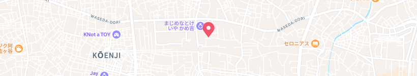 Map Of L'Entends Rouge, Nakano City, Japan, Restaurant